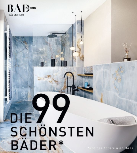 Buchcover und Innenansicht für das Buch: DIE 99 SCHÖNSTEN BÄDER (Ausgabe 2025-2026)