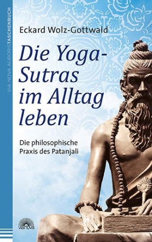 Buchcover und Innenansicht für das Buch: Die Yoga-Sutras im Alltag leben