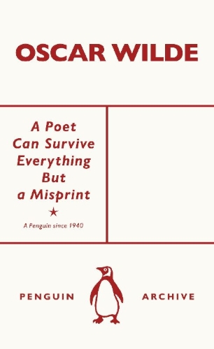 Buchcover und Innenansicht für das Buch: A Poet Can Survive Everything But a Misprint