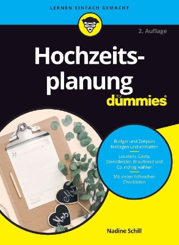 Buchcover und Innenansicht für das Buch: Hochzeitsplanung für Dummies