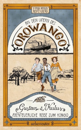 Buchcover und Innenansicht für das Buch: An den Ufern des Orowango