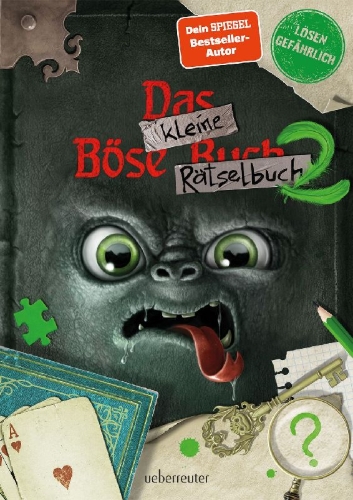Buchcover und Innenansicht für das Buch: Das kleine Böse Rätselbuch 2 (Das kleine Böse Buch)