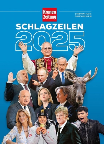 Buchcover und Innenansicht für das Buch: Schlagzeilen 2025