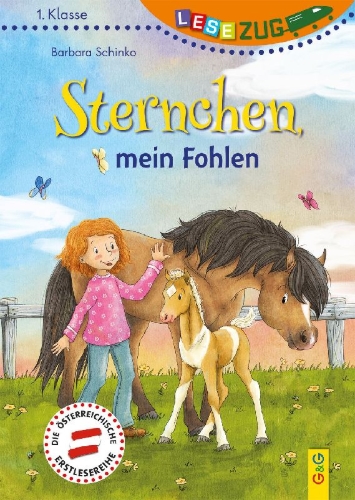 Buchcover und Innenansicht für das Buch: LESEZUG/1. Klasse: Sternchen, mein Fohlen