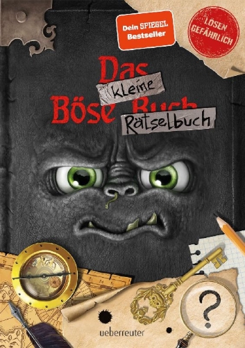 Buchcover und Innenansicht für das Buch: Das kleine Böse Rätselbuch (Das kleine Böse Buch, Bd.)