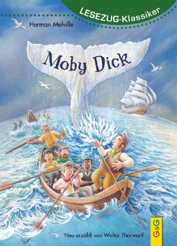 Buchcover und Innenansicht für das Buch: LESEZUG/Klassiker: Moby Dick