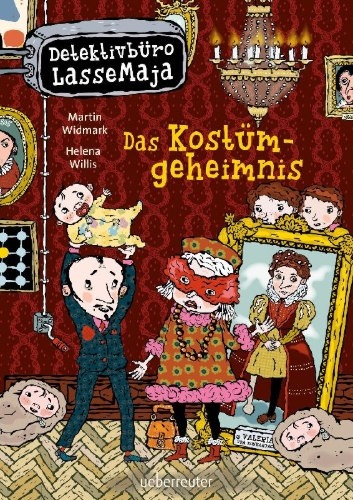 Buchcover und Innenansicht für das Buch: Detektivbüro LasseMaja - Das Kostümgeheimnis (Detektivbüro LasseMaja, Bd. 35)