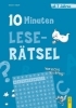 Buchcover und Innenansicht für das Buch: 10-Minuten-Leserätsel ab 7 Jahren