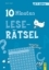 Buchcover und Innenansicht für das Buch: 10-Minuten-Leserätsel ab 7 Jahren