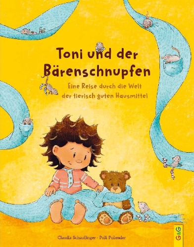 Buchcover und Innenansicht für das Buch: Toni und der Bärenschnupfen