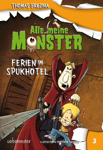 Buchcover und Innenansicht für das Buch: Vacaciones en le Hotel Encantado