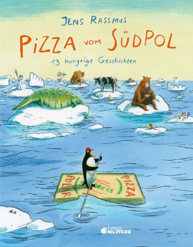 Buchcover und Innenansicht für das Buch: Pizza vom Südpol