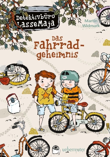Buchcover und Innenansicht für das Buch: LasseMajas Detektivbyrå. Cykelmysteriet