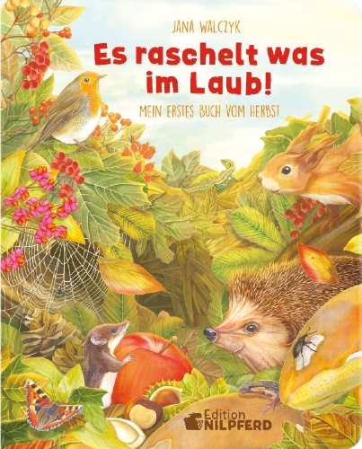 Buchcover und Innenansicht für das Buch: Es raschelt was im Laub