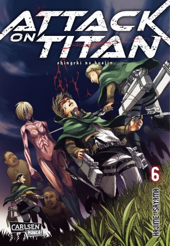 Buchcover und Innenansicht für das Buch: Shingeki no Kyojin