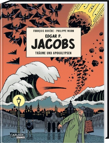 Buchcover und Innenansicht für das Buch: Jacobs: Le Rêveur d'apocalypses