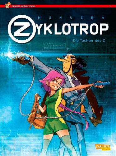 Buchcover und Innenansicht für das Buch: Zorglub - La fille du Z