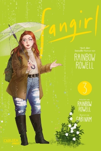 Buchcover und Innenansicht für das Buch: Fangirl: The Manga