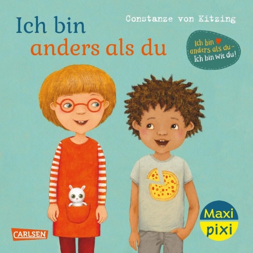 Buchcover und Innenansicht für das Buch: Maxi Pixi 432: VE 5: Ich bin anders als du - Ich bin wie du (5 Exemplare)