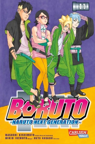Buchcover und Innenansicht für das Buch: Boruto: Naruto next Generations