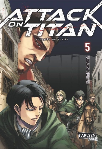 Buchcover und Innenansicht für das Buch: Shingeki no Kyojin