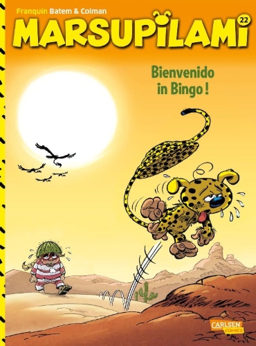 Buchcover und Innenansicht für das Buch: Marsupilami 32 - Bienvenido a Bingo!