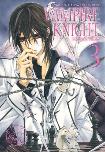 Buchcover und Innenansicht für das Buch: Vampire Knight