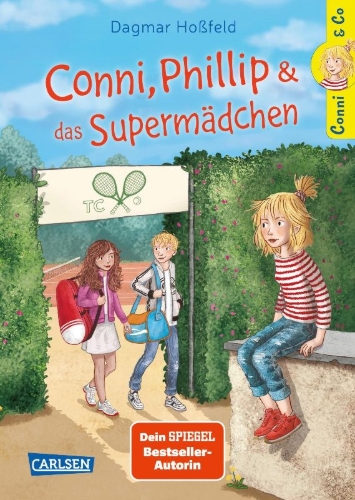 Buchcover und Innenansicht für das Buch: Conni & Co 7: Conni, Phillip und das Supermädchen