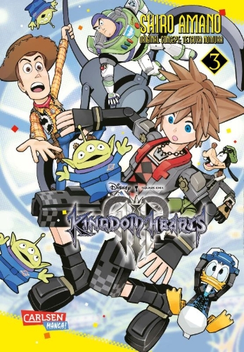 Buchcover und Innenansicht für das Buch: Kingdom Hearts III