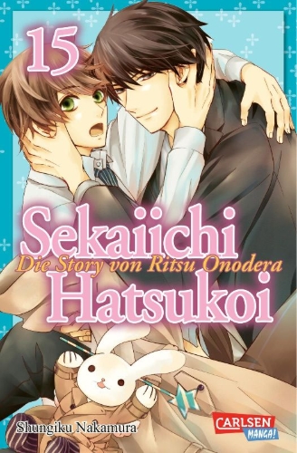 Buchcover und Innenansicht für das Buch: Sekaiichi Hatsukoi