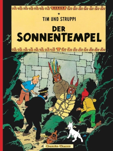 Buchcover und Innenansicht für das Buch: LE TEMPLE DU SOLEIL                                        