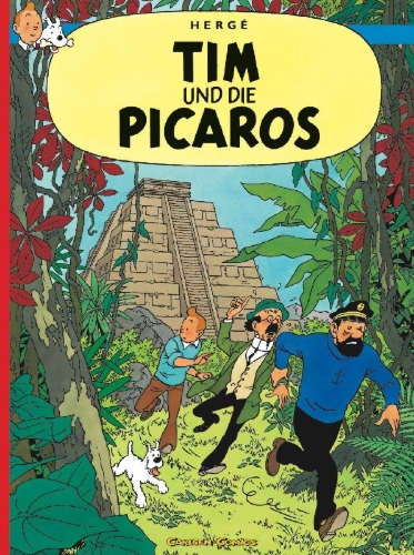 Buchcover und Innenansicht für das Buch: Tintin et les Picaros