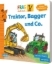 Buchcover und Innenansicht für das Buch: Frag doch mal ... die Maus: Traktor, Bagger und Co.