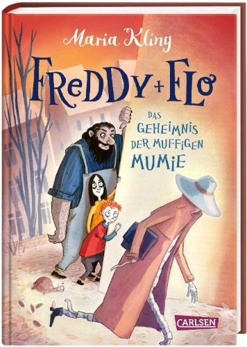 Buchcover und Innenansicht für das Buch: Freddy und Flo 2: Das Geheimnis der muffigen Mumie