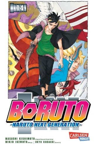 Buchcover und Innenansicht für das Buch: Boruto: Naruto next Generations