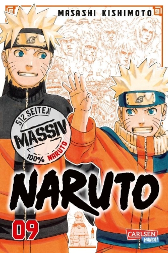 Buchcover und Innenansicht für das Buch: NARUTO Massiv 9