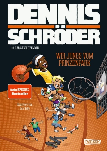 Buchcover und Innenansicht für das Buch: Wir Jungs vom Prinzenpark
