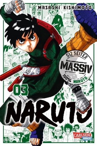 Buchcover und Innenansicht für das Buch: NARUTO Massiv 3
