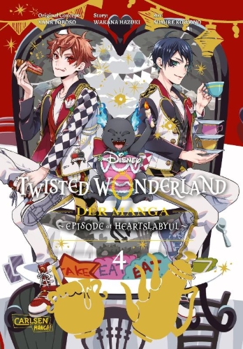 Buchcover und Innenansicht für das Buch: Twisted Wonderland