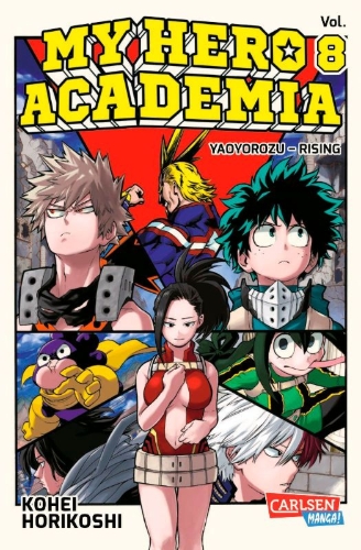 Buchcover und Innenansicht für das Buch: Boku no Hero Academia