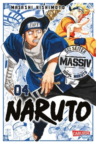 Buchcover und Innenansicht für das Buch: NARUTO Massiv 4