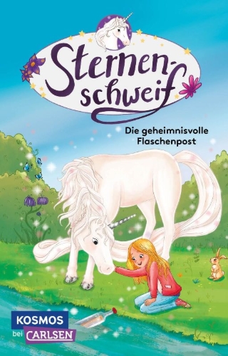 Buchcover und Innenansicht für das Buch: Sternenschweif: Die geheimnisvolle Flaschenpost
