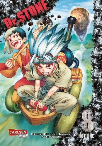 Buchcover und Innenansicht für das Buch: Dr. Stone