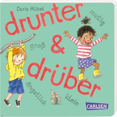 Buchcover und Innenansicht für das Buch: drunter und drüber