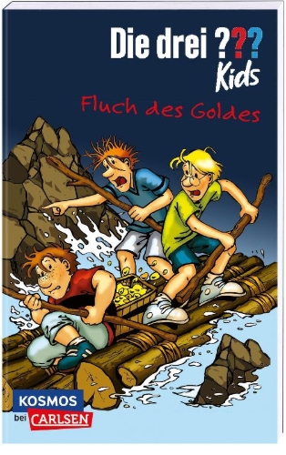 Buchcover und Innenansicht für das Buch: Die drei ??? Kids 11: Fluch des Goldes