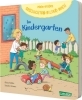 Buchcover und Innenansicht für das Buch: Mein erstes Geschichten-Bilder-Buch: Im Kindergarten
