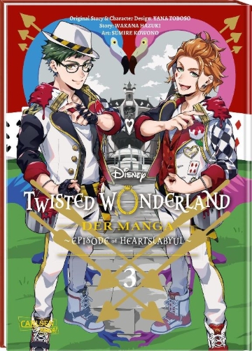 Buchcover und Innenansicht für das Buch: Twisted Wonderland