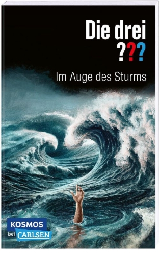 Buchcover und Innenansicht für das Buch: Die drei ???: Im Auge des Sturms