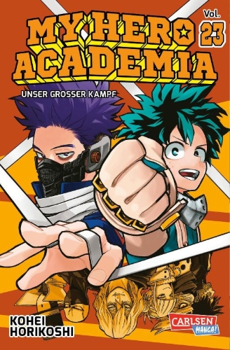 Buchcover und Innenansicht für das Buch: Boku no Hero Academia