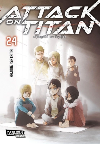 Buchcover und Innenansicht für das Buch: Shingeki no Kyojin